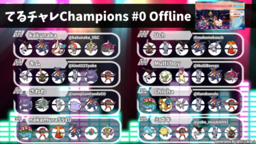 【大会レポート】てるチャレChampions #0 Online