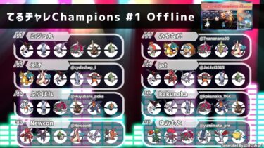 【大会レポート】てるチャレChampions#1 Offline